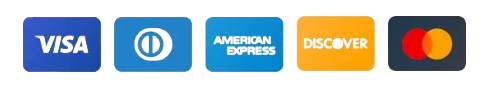 Accepted Payment Methods: Visa, American Express, Discover, MasterCard